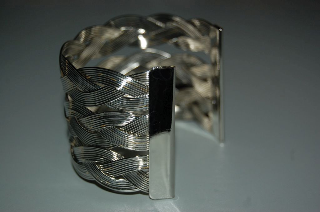 Cleopatra Bangle Bracelet silver