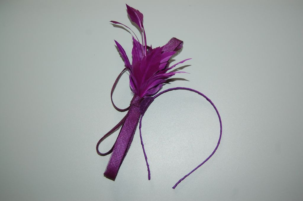 Tocado Diadema Silvestre morado