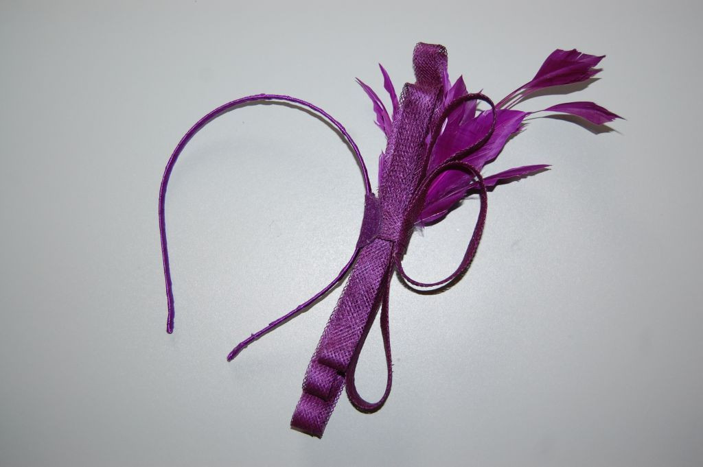 Headdress wild purple headband