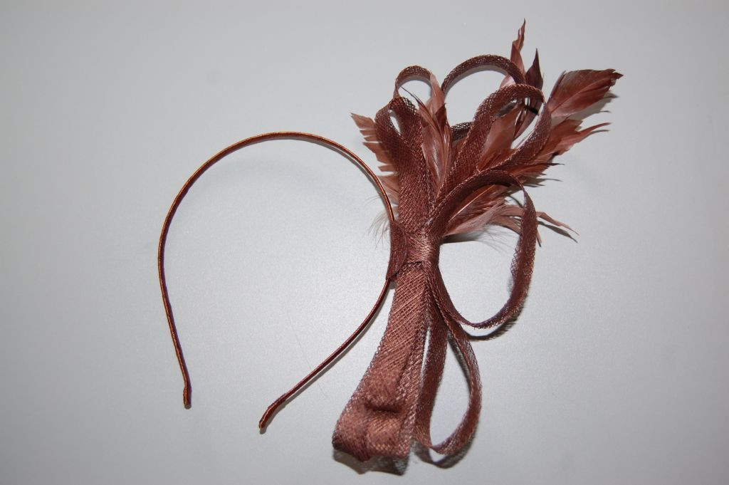 Headdress headband wild Brown