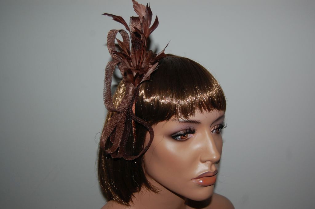 Headdress headband wild Brown