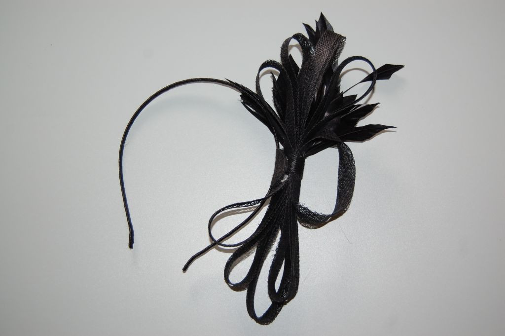 Headdress wild black headband
