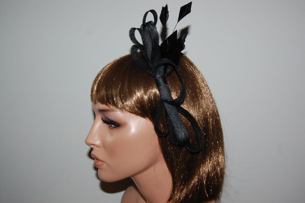 Headdress wild black headband