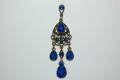 Long earrings blue Solera