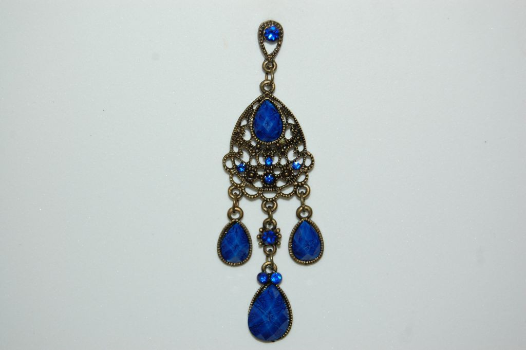 Long earrings blue Solera