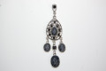 Long earrings black Royal