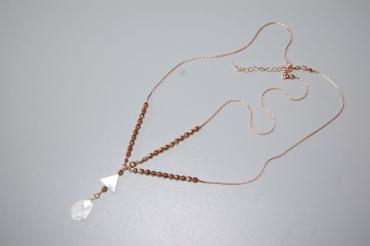 Tiara necklace ivory and gold