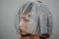 Mini veil with pearls