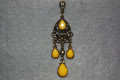 Yellow sofi long earrings
