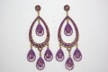 Earrings thousand purple tears