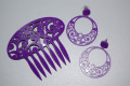 Conjunto Trini ovalo morado