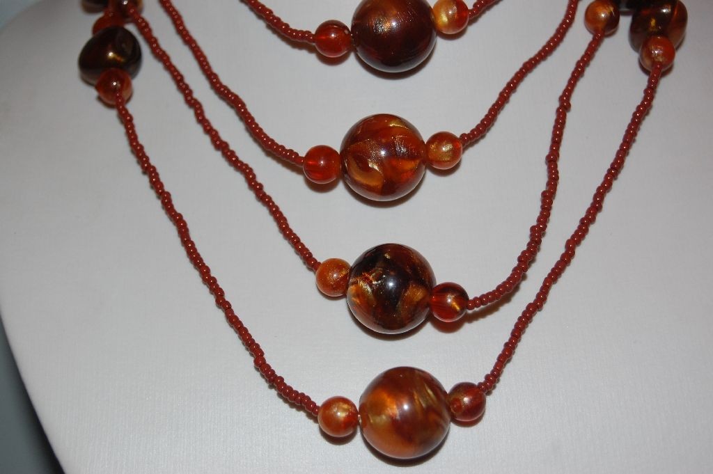 Collar length Brown clear