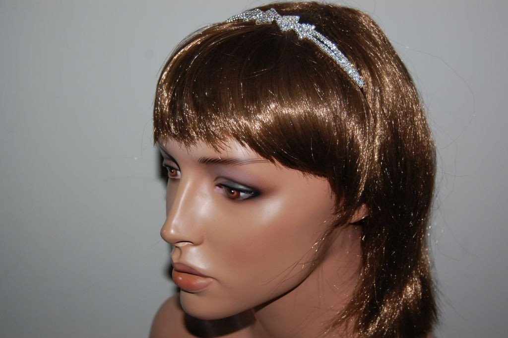 Crystal bow headband