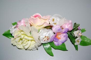 Ramillete Elisa lila,rosa,beige y blanco