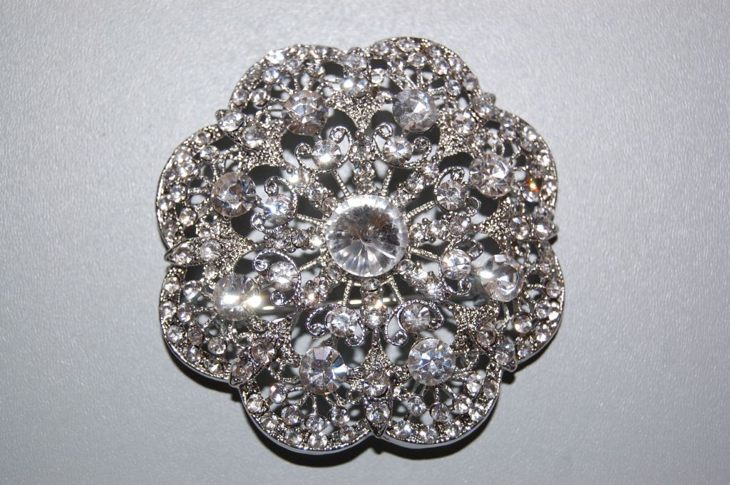 Broche -colgante glamour brillos