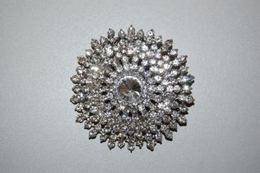 Broche -colgante luna brillos