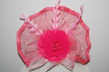 Touched fan Fuchsia and pink