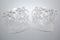 Set 2 peinas gypsy girl white