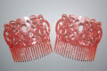 Set 2 peinas coral gitanilla