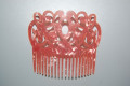 Conjunto 2 peinas gitanilla coral