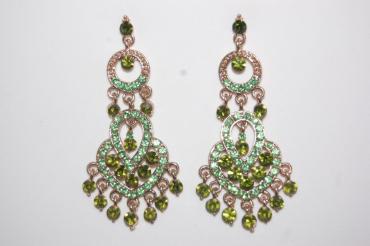 Pendientes Inma verde y pistacho