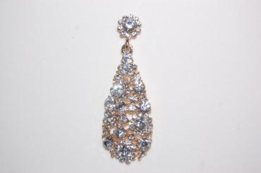 Daniela earrings white sparkles