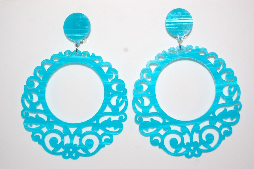 Earrings turquoise fair nights