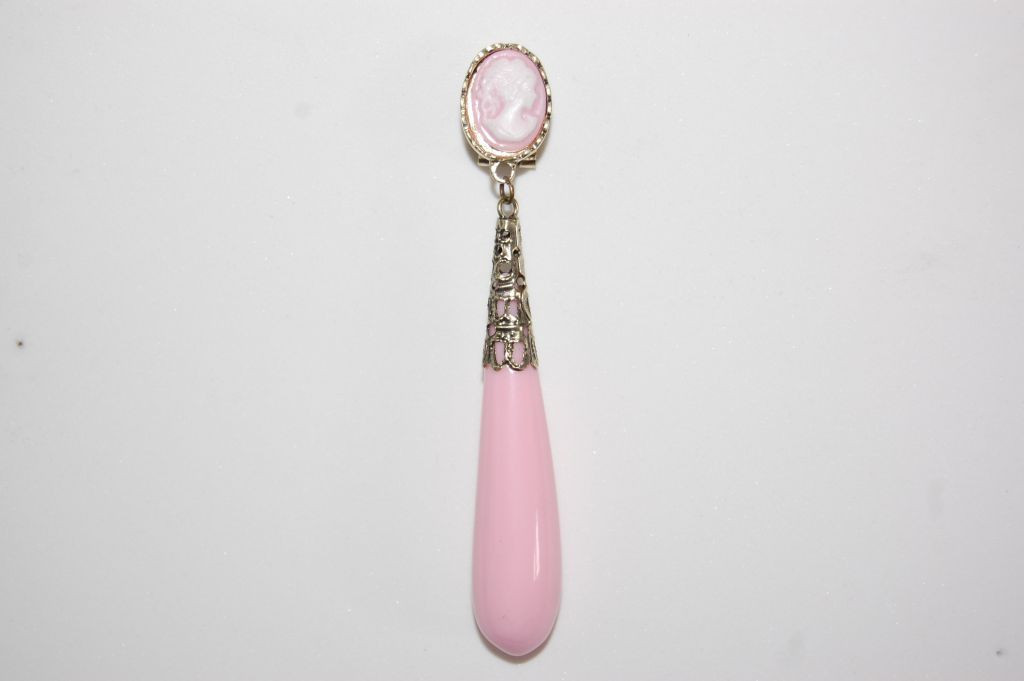 Pendientes corales Caseta rosa