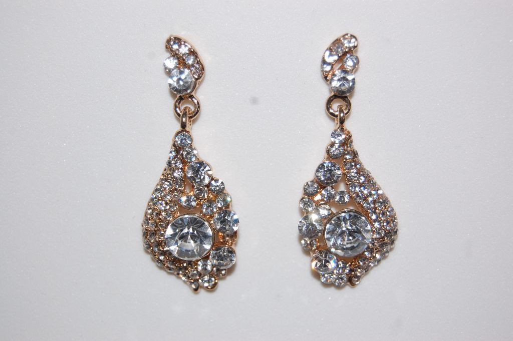 Golden earrings María Luisa