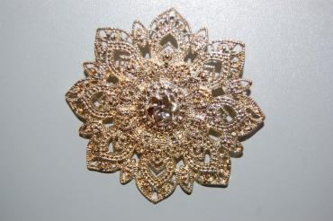 Brooch gold intense piety