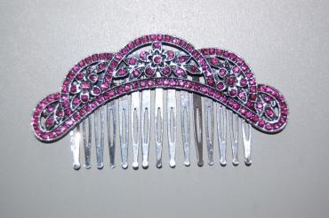 Fuchsia Osiris Crown comb