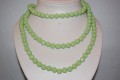 Allen pistachio long necklace