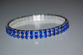 Pulsera 2 brillos azul eléstrico