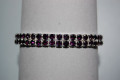 Pulsera 2 brillos morado