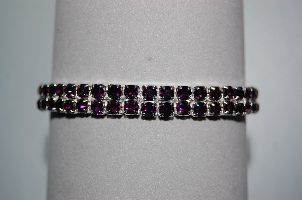 Bracelet 2 Purple glitters
