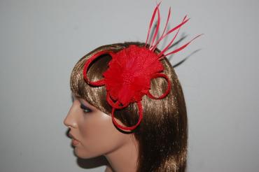 Tocado Inma color rojo