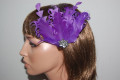 Purple headdress feathers Triana