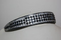 Headband thousand shiny black and white