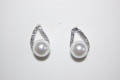Pendientes Clara, brillos y perla