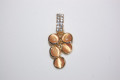 Earrings Golden bunch of grapes