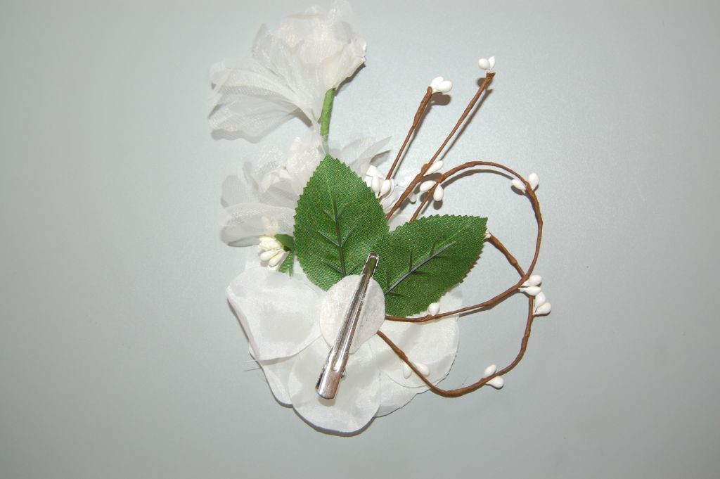 Corsage white pretty flower