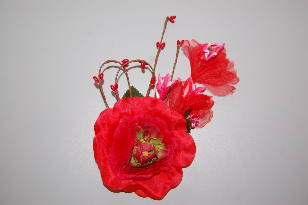 Ramillete rojo linda flor