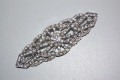 Brooch Anna white sparkles