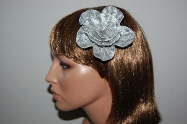 Played single flower bright silver