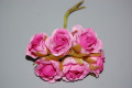 Conjunto 6 flores color rosa