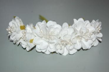 Conjunto 6 flores blancas Dulcinea