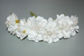 Set 6 white flowers Dulcinea