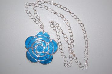 Necklace blue Diva