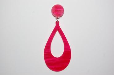 Earrings Fuchsia Macarena carei