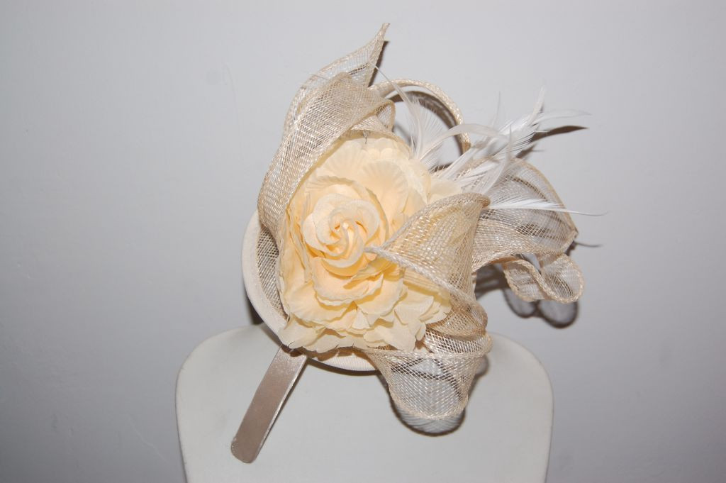 Headdress Mila beige headband